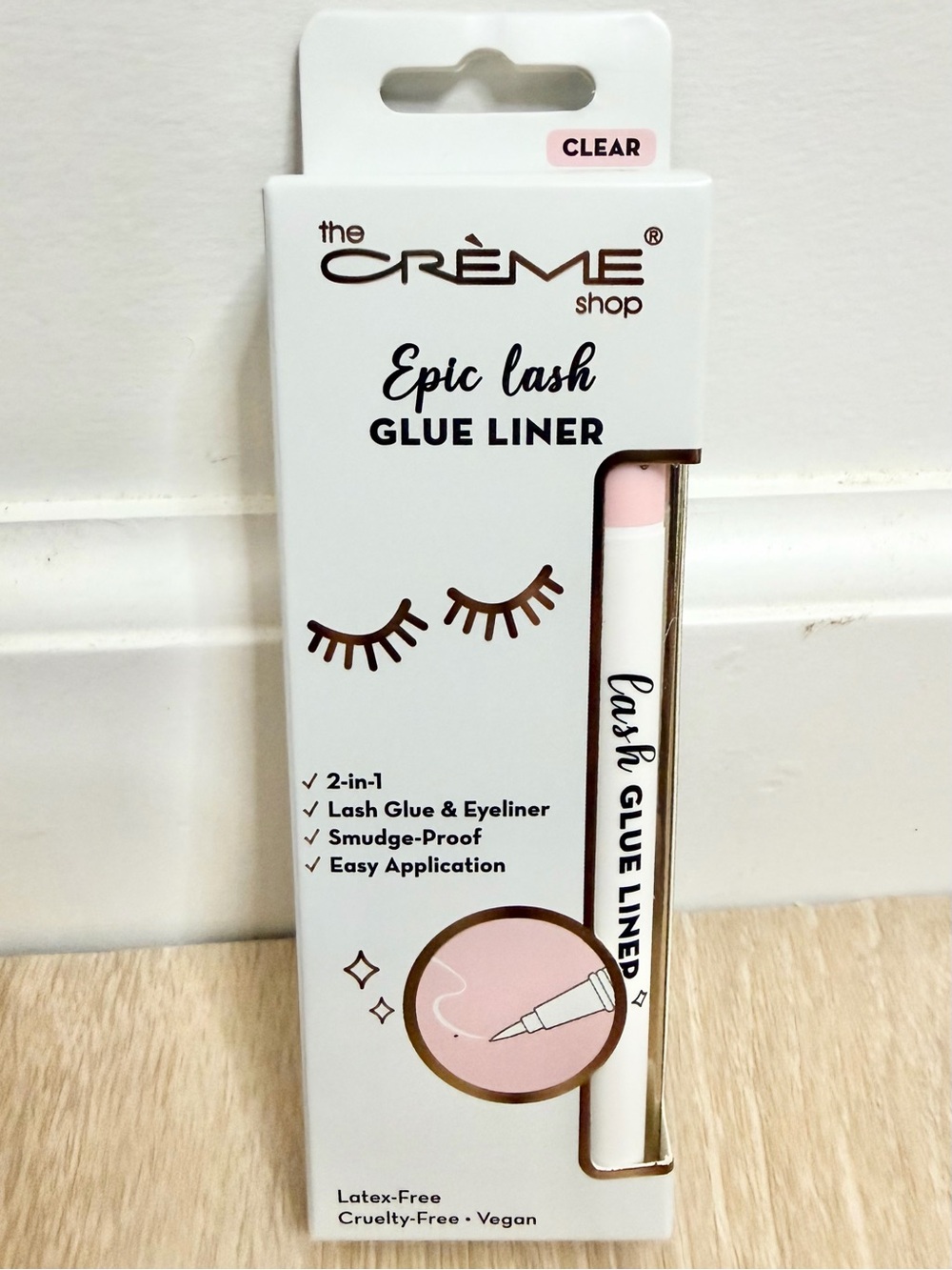 The Crème Shop Epic Lash Glue Liner Clear